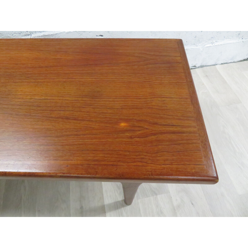 Vintage teak coffee table scandinavian 1960s