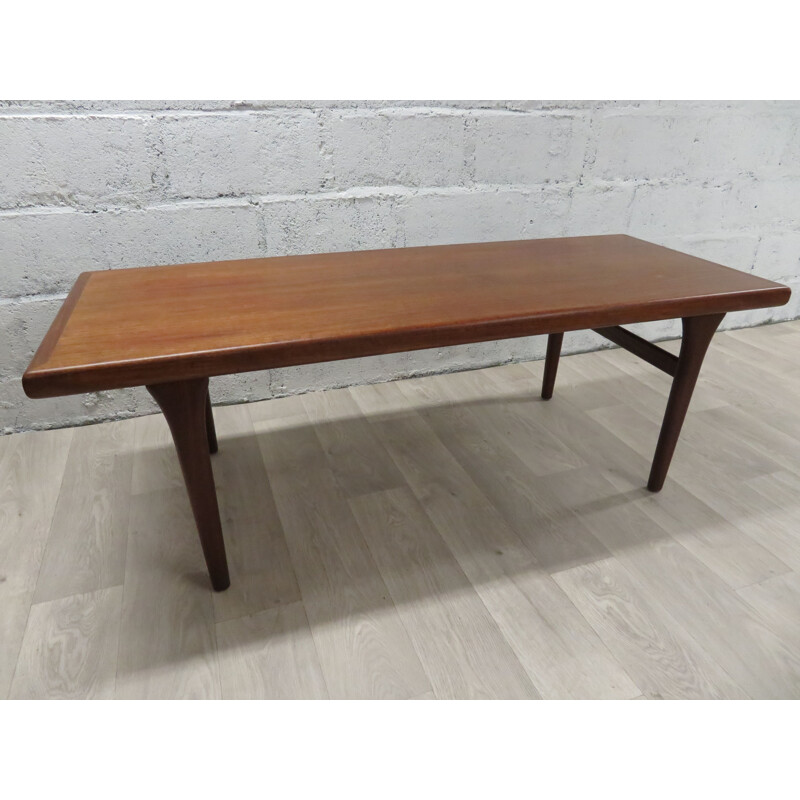 Vintage teak coffee table scandinavian 1960s