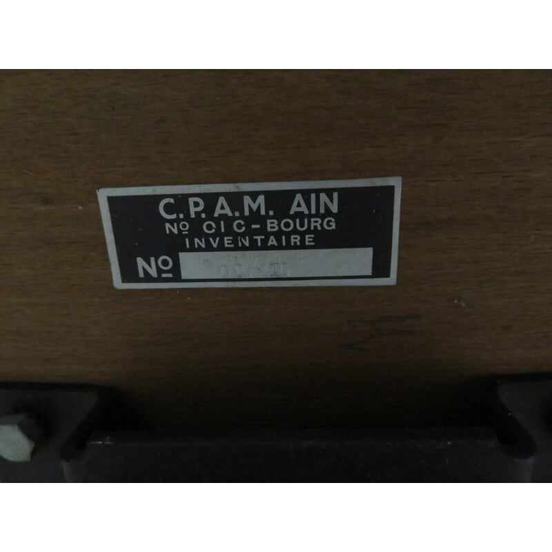 Paire de fauteuils de bureau vintage  C.P.A.M 1960