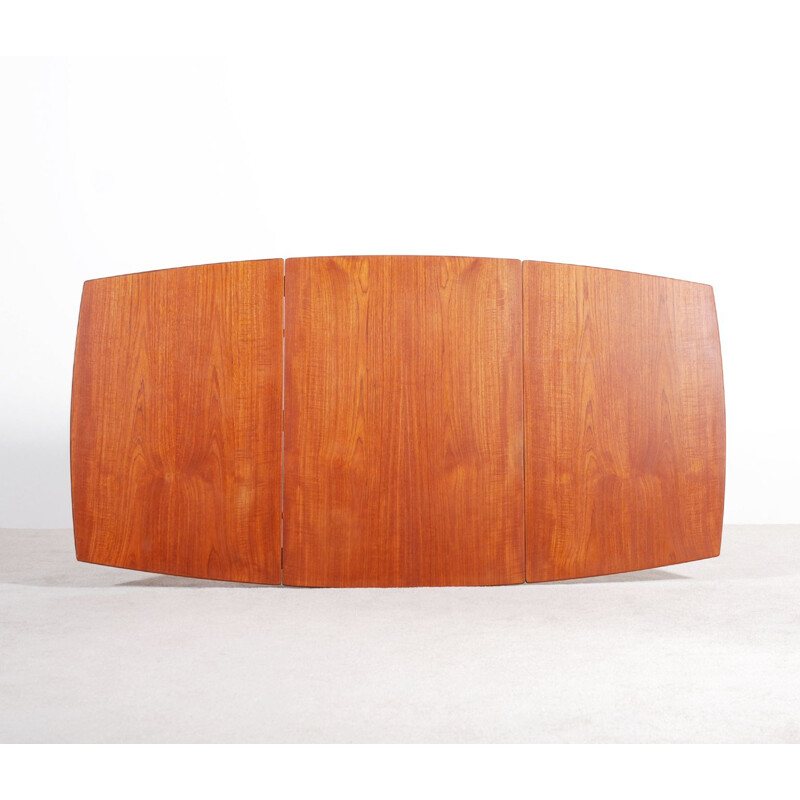 Tavolo vintage in teak e rovere di Hans J. Wegner per Andreas Tuck 1960