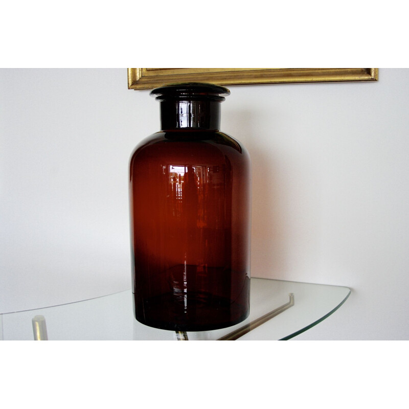 Large vintage jar of Pharmacy 1940s