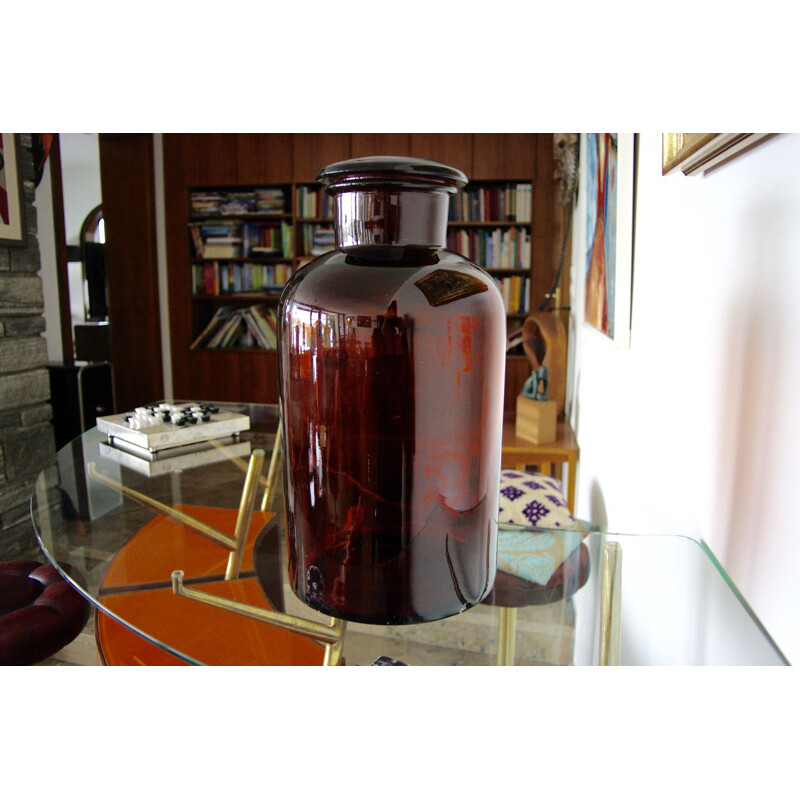 Large vintage jar of Pharmacy 1940s
