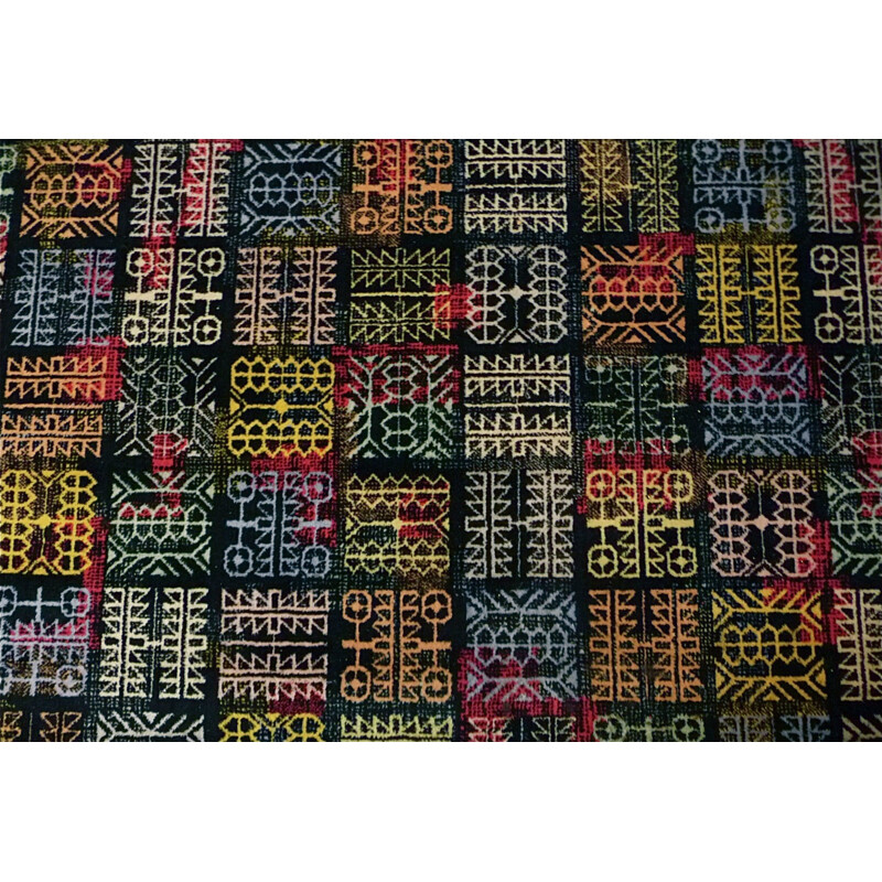 Large Turkbaff multicolored carpet - 1960s 