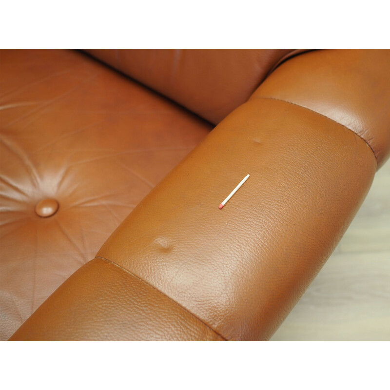 Vintage Leather armchair Denmark 1960s