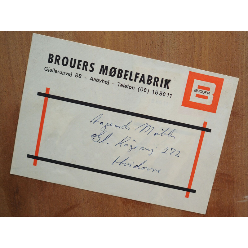 Commode vintage Brouers en teck Danois 1960