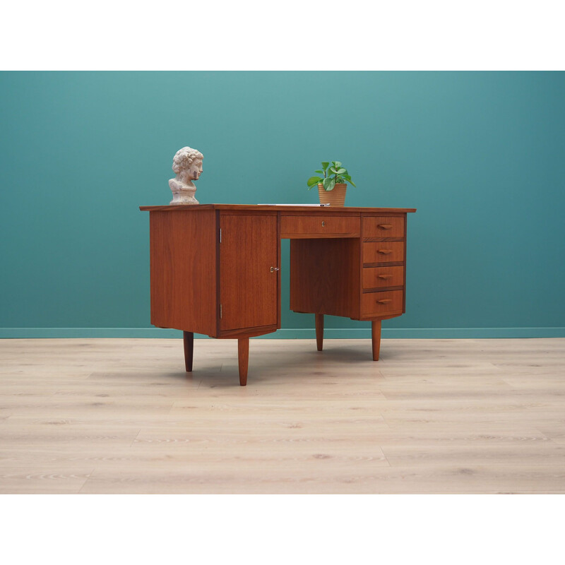 Vintage Teak desk Denmark 1970s