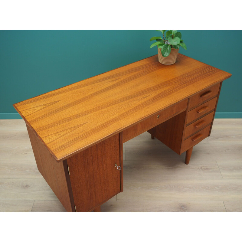 Vintage Teak desk Denmark 1970s