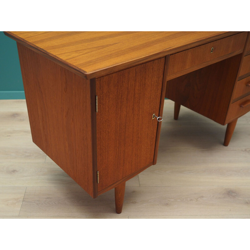 Vintage Teak desk Denmark 1970s