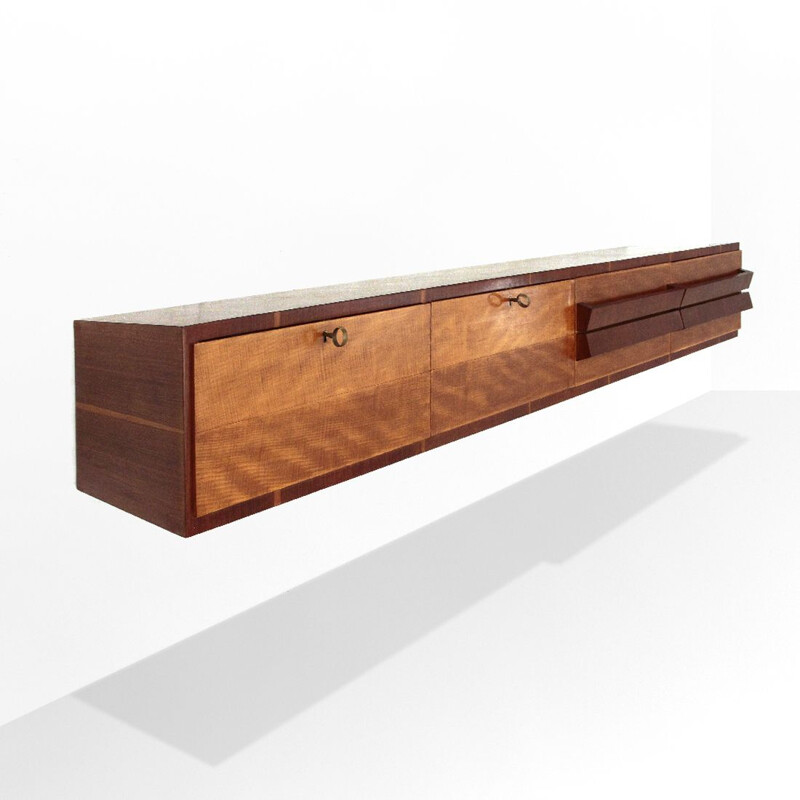 Vintage Suspended sideboard by Bernanrdino Bronchi 1950s