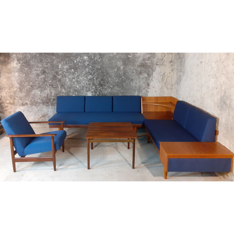 Vintage rosewood lounge set Norway rosewood 1960s