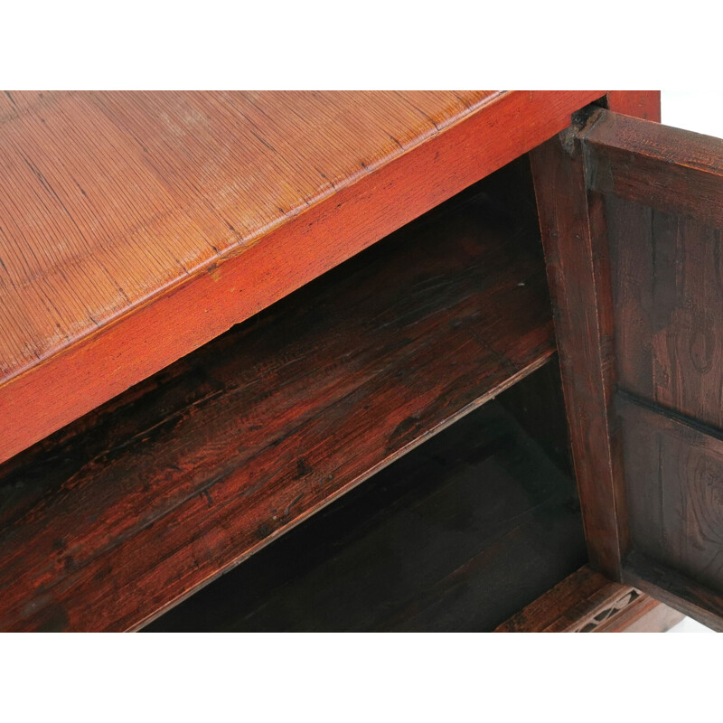 Vintage Elm Cupboard Cabinet Korean