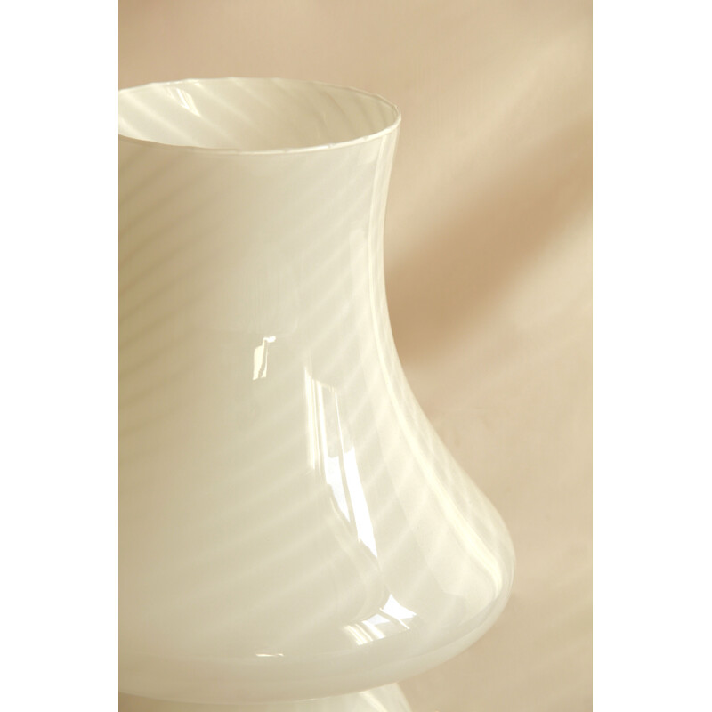 Lampada vintage di Murano Magnolia Swirl Italia 1970