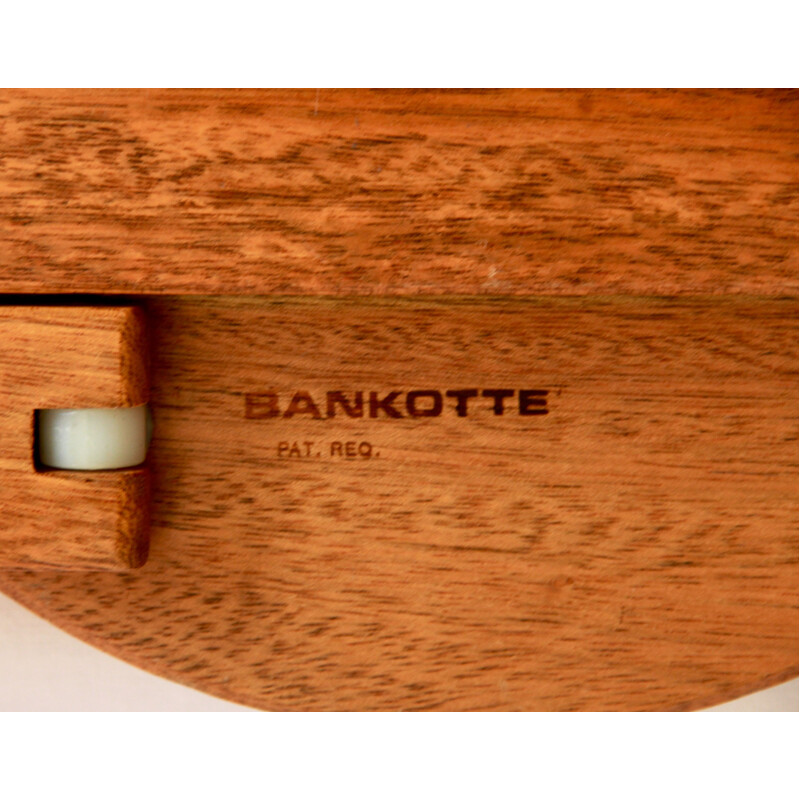 Paar Vintage-Holzhocker Bankotte von Butzke 1990