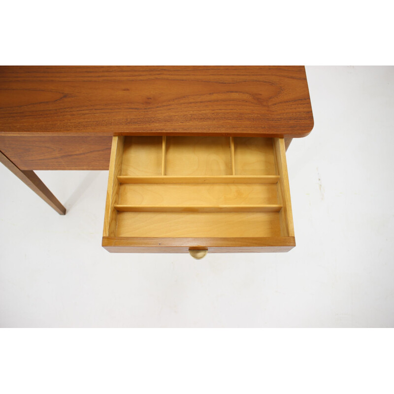 Vintage teak sewing table, Denmark 1960