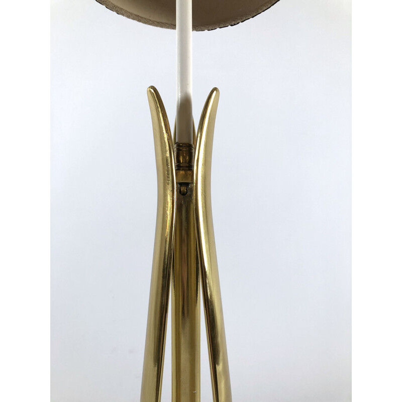 Vintage table lamp in marble and brass from Arredoluce, Italy 1950