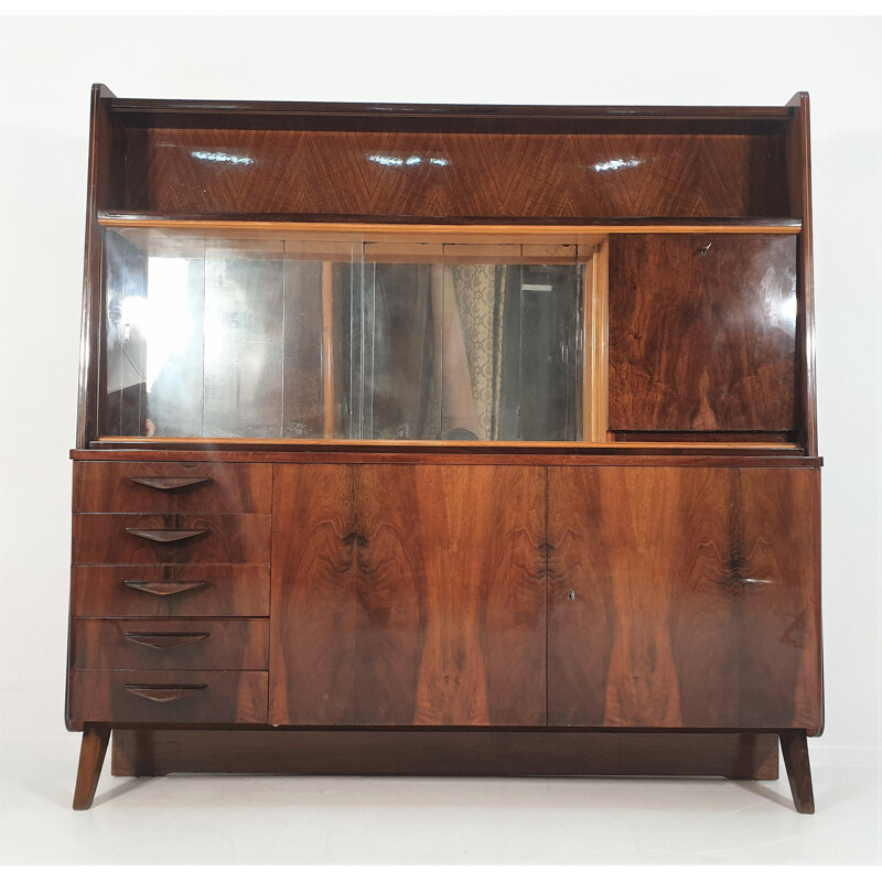 Buffet vintage avec vitrine, Tatras 1970