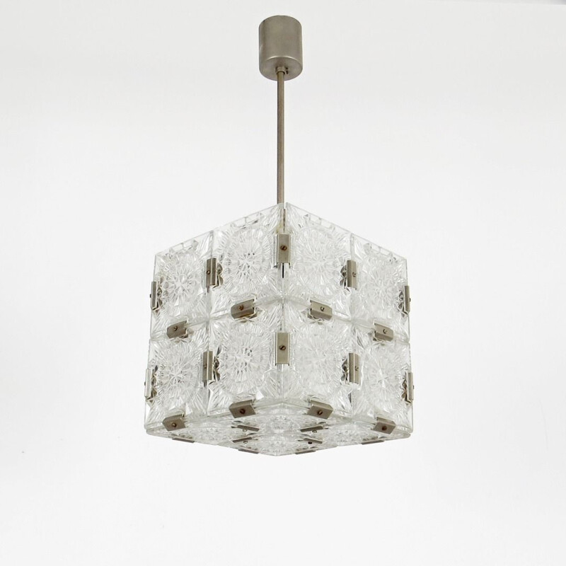 Vintage suspension lamp by Kamenicky Senov, Czechoslovakia 1970