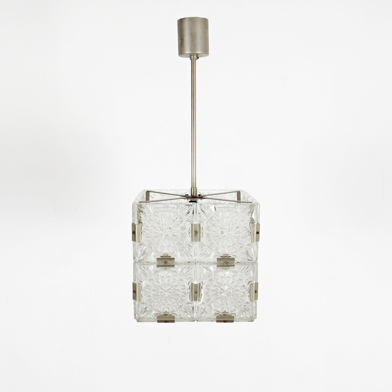 Vintage suspension lamp by Kamenicky Senov, Czechoslovakia 1970