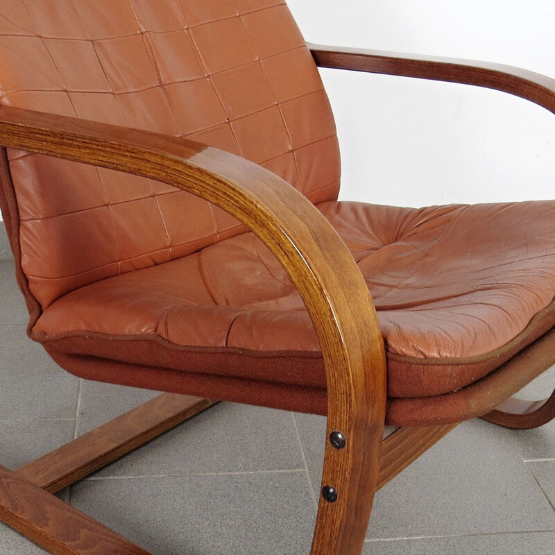 Pair of vintage armchairs Czechoslovakia 1970