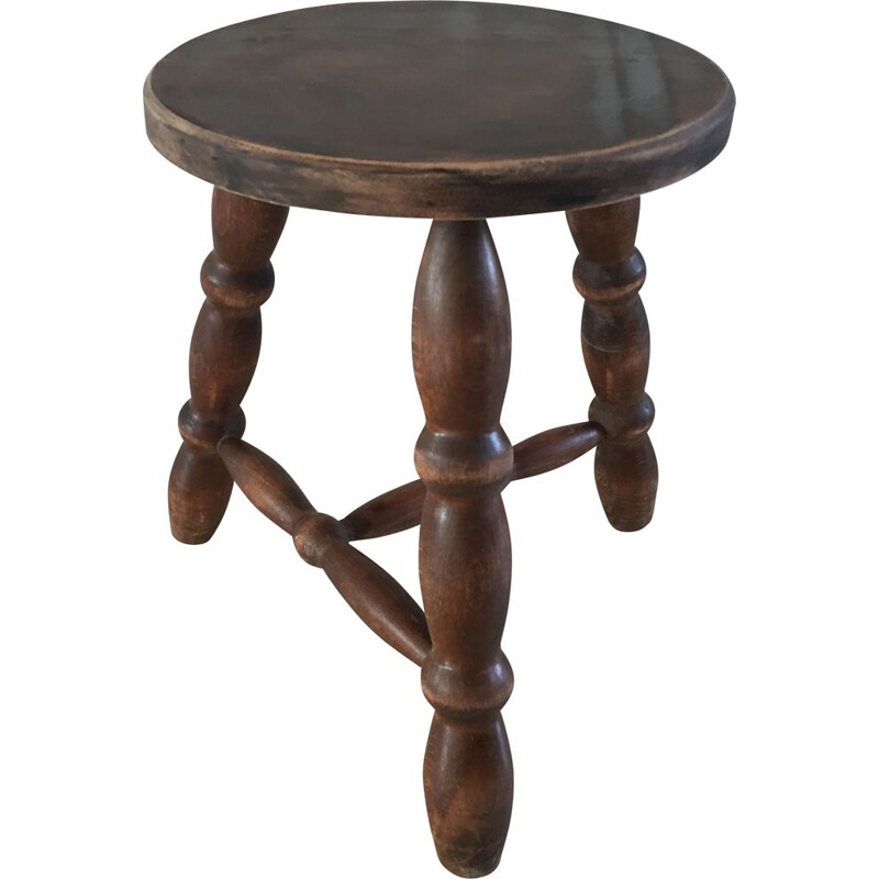 Vintage low stool Tripod