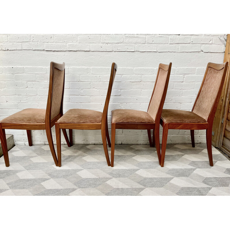 Set of 4 vintage teak chairs G Plan