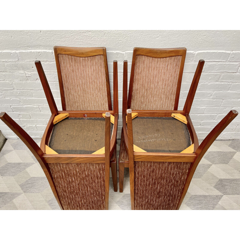 Set of 4 vintage teak chairs G Plan