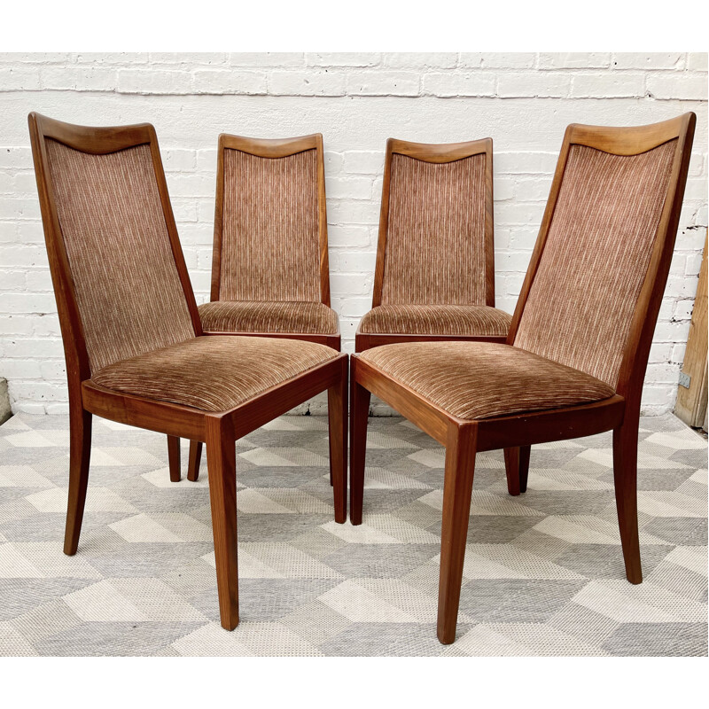 Set of 4 vintage teak chairs G Plan