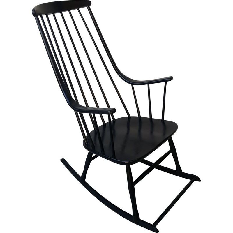 Rocking Chair vintage de Lena Larsson pour Nesto Scandinavian 1950