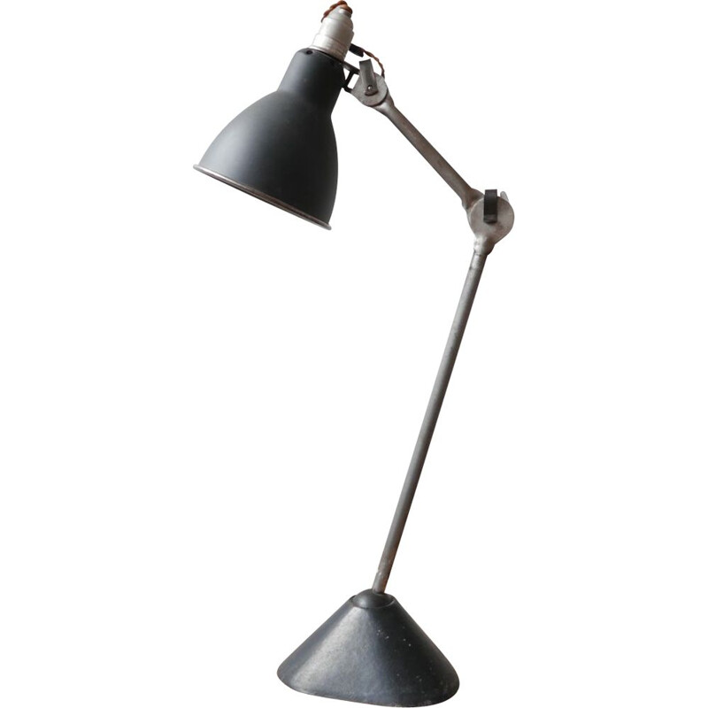 Vintage Industrial Bernard-Albin Gras Table Lamp