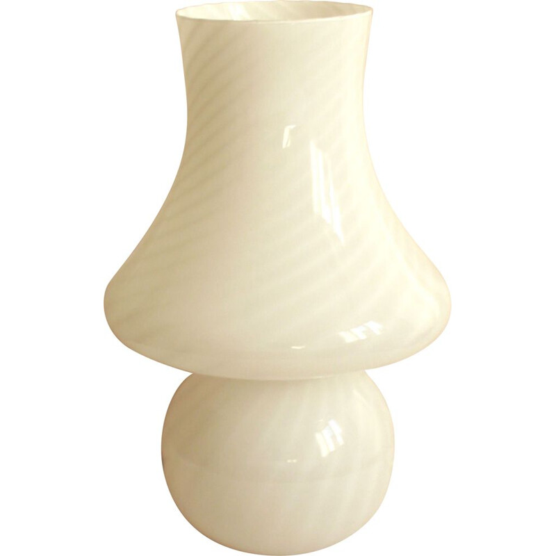 Vintage Murano Magnolia Swirl lamp Italië 1970