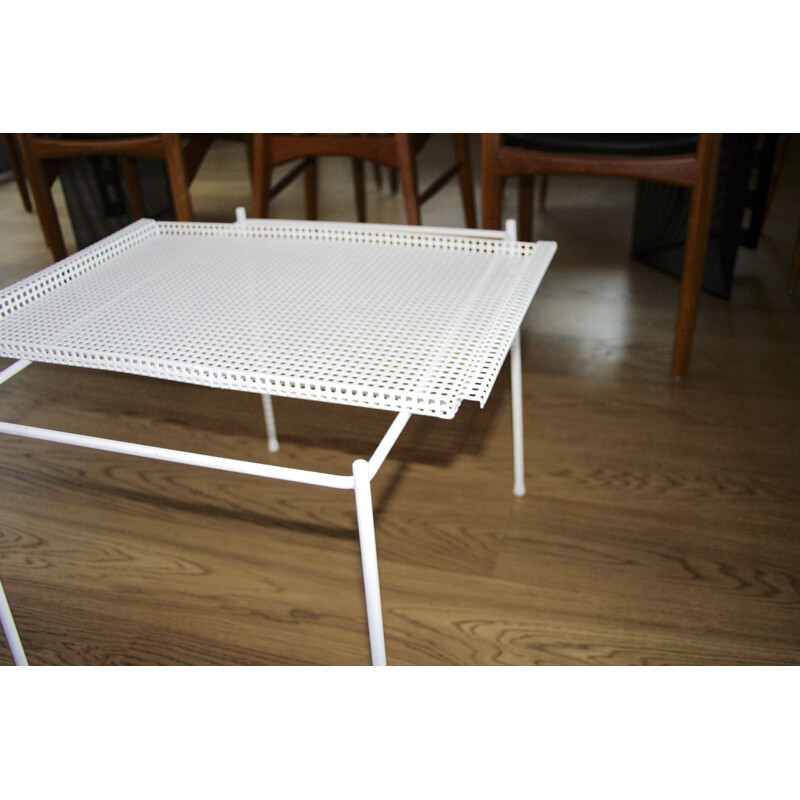 Table vintage avec plateau amovible 1950