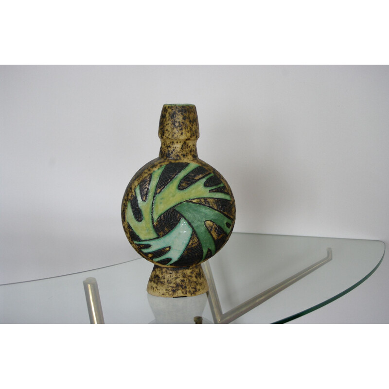 Vintage ceramic vase, Netherlands 1950