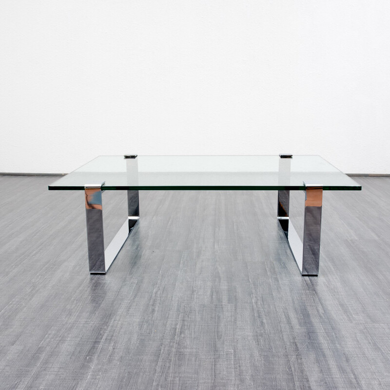 Table basse "1022 Klassik" en verre, Peter DRAENERT - années 60