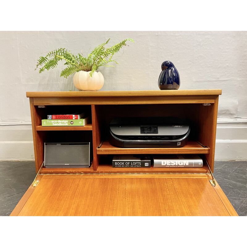 Vintage TV Stand Media Cabinet Sideboard by Nathan Parker Knoll 