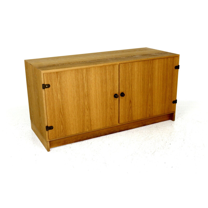 Vintage oak sideboard by Borge Mogensen for Karl Andresson & Söner Sweden 1960 s