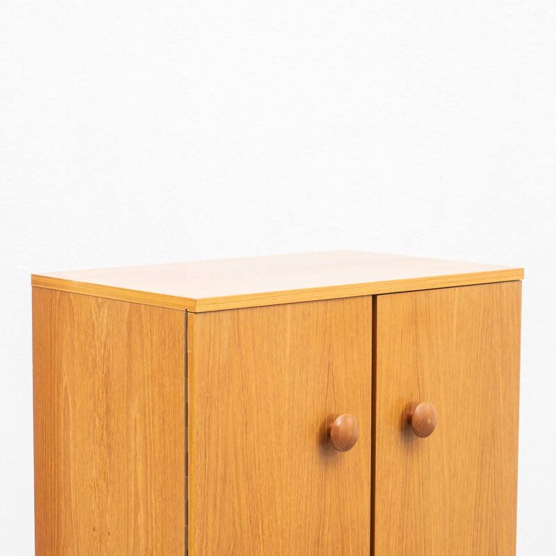 Vintage shoe cabinet teak 1960s