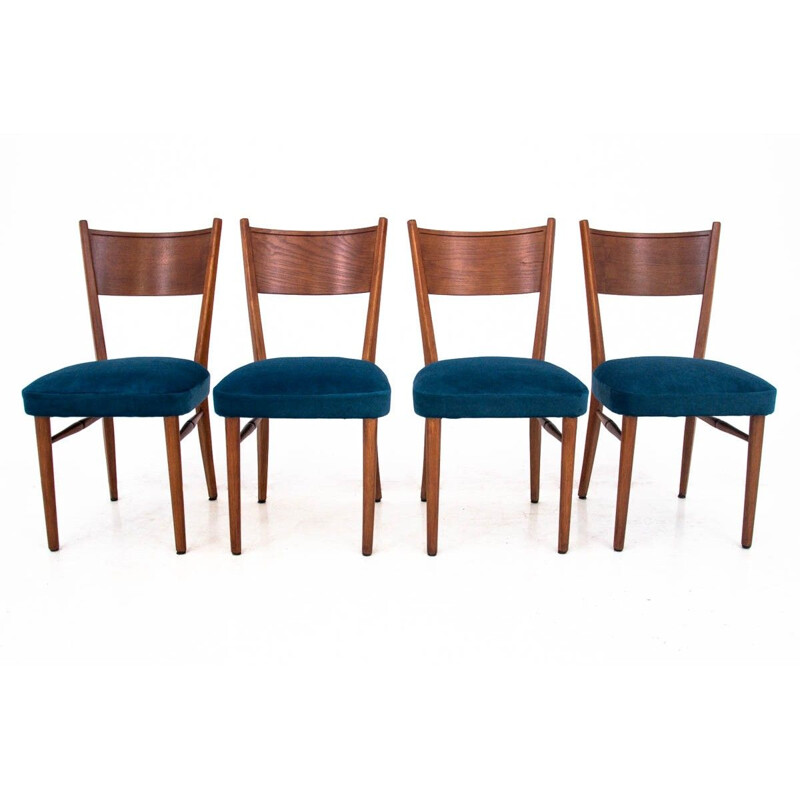 Set van 4 vintage stoelen