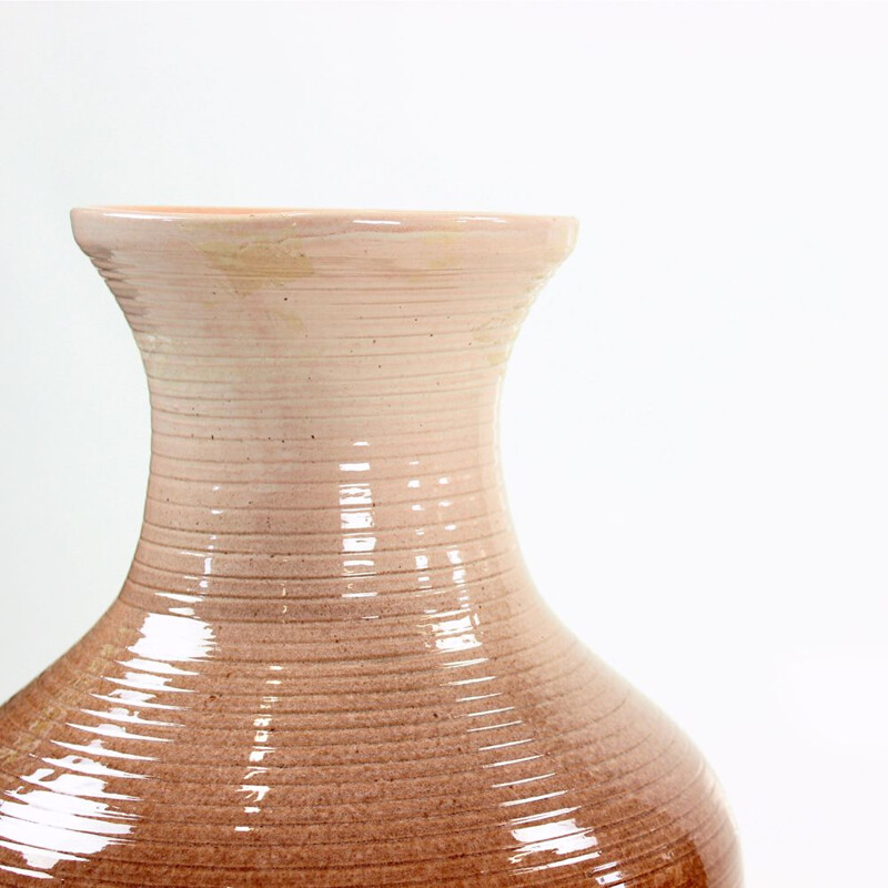 Huge vintage Ceramic Vase Czechoslovakia 1960s