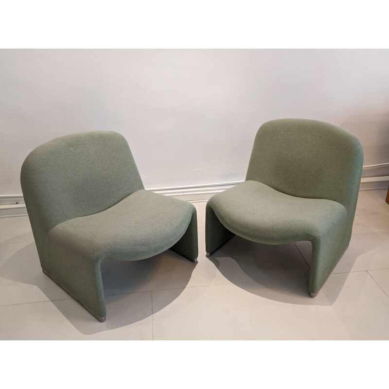 Pair of vintage Alky armchairs by Giancarlo Piretti