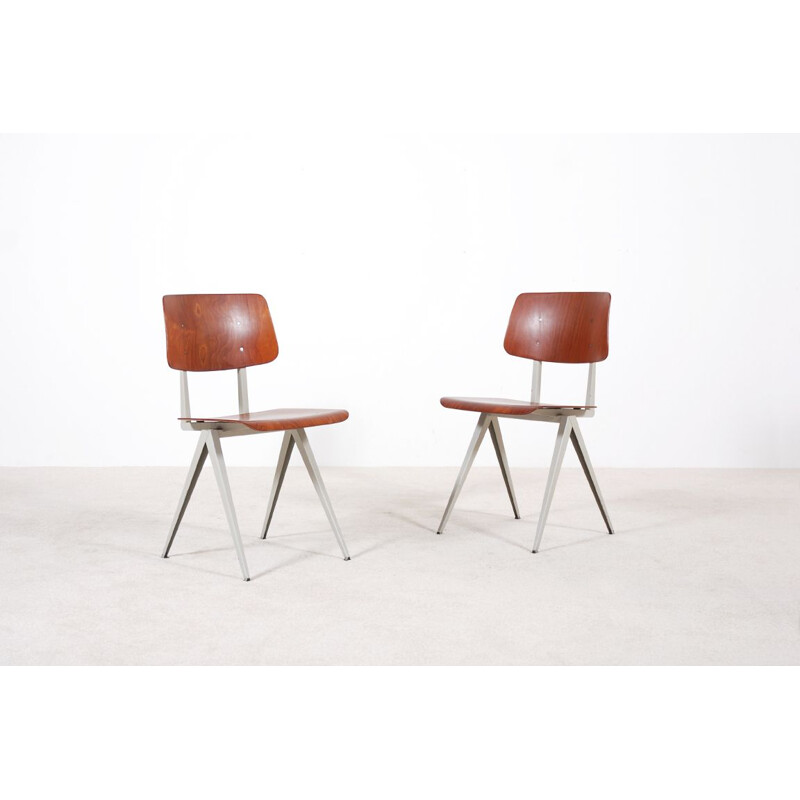 Vintage S16 chairs by Galvanitas Dutch 1960s
