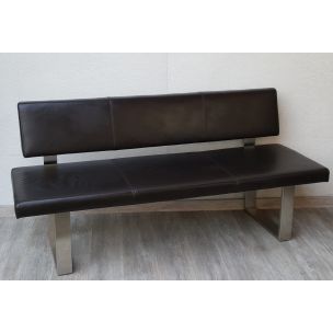 Vintage Leather office bench