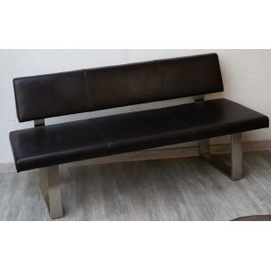 Vintage Leather office bench