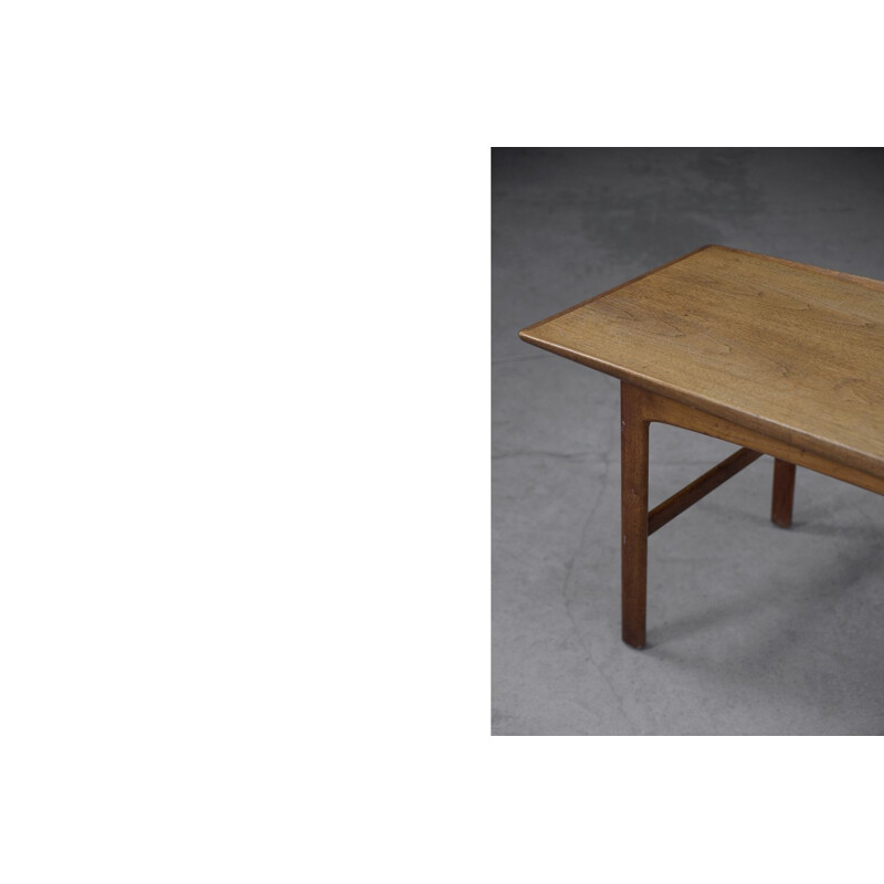 Vintage Scandinavian teak coffee table, Denmark 1950