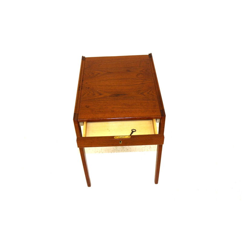 Vintage teak bedside table by engström & myrstrand 1960s