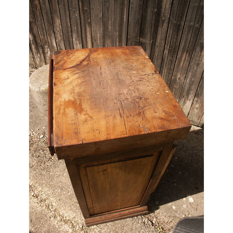 Vintage butcher block in oak and other wood species