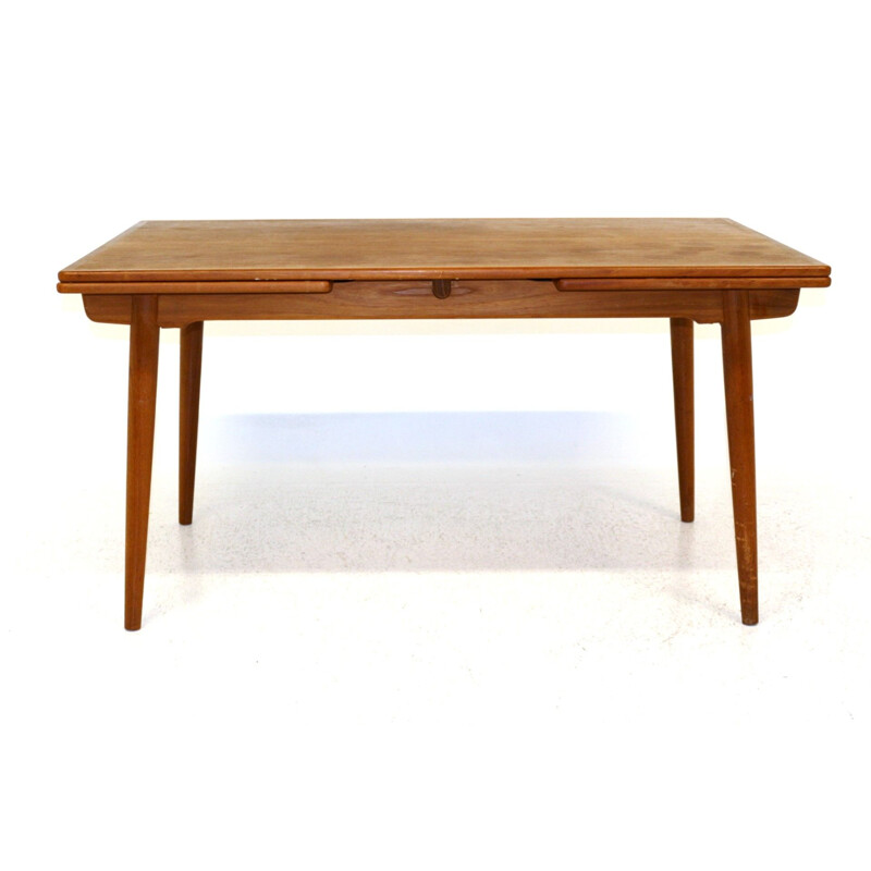Vintage dining table by Andreas Tuck, Danish 1955