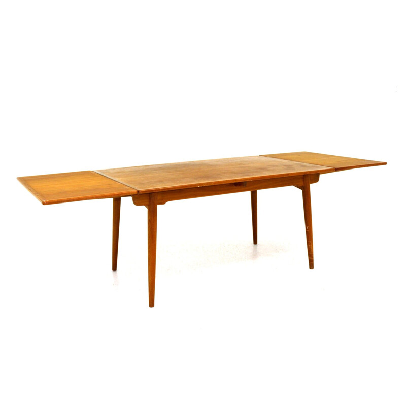 Vintage dining table by Andreas Tuck, Danish 1955