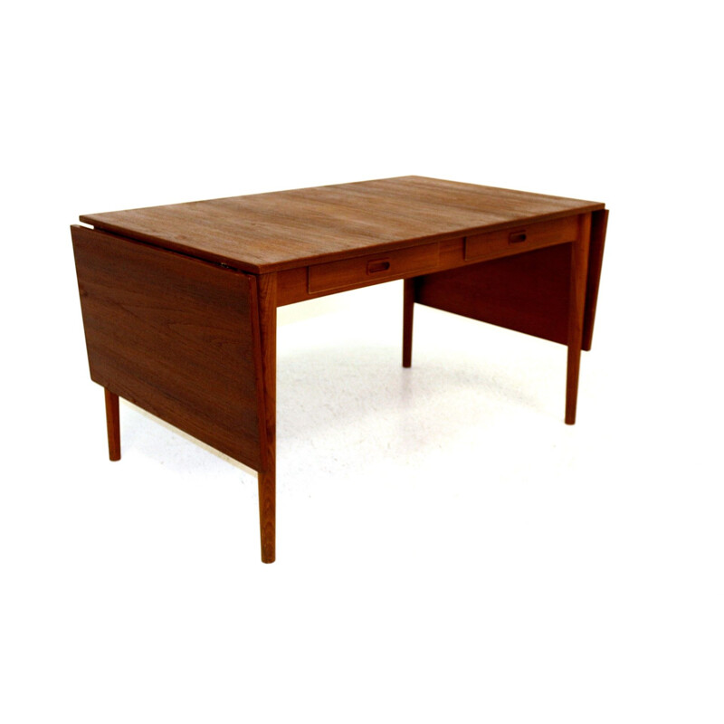 Vintage teak desk by Nils Jonsson for Troeds, Sweden 1960