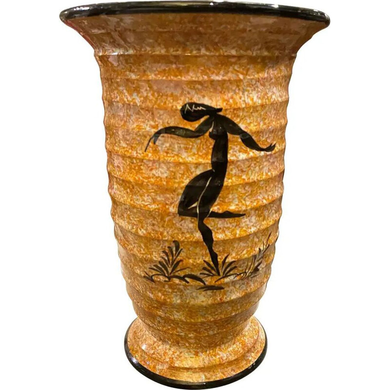 Vase vintage en céramique d'Albisola, Italie
