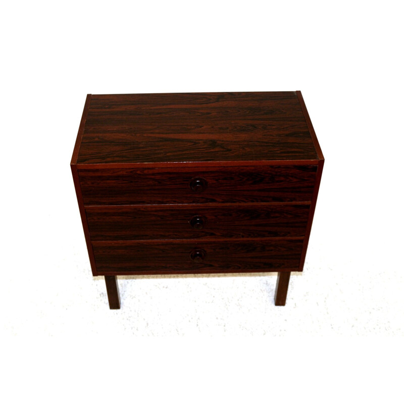 Vintage rosewood chest of drawers, Sweden 1960